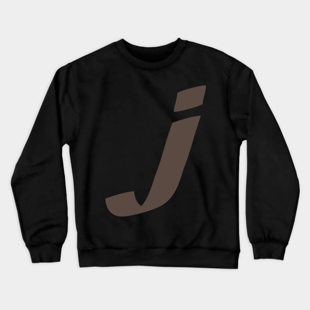 J Crewneck Sweatshirt by ARJUNO STORE